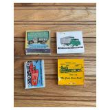 (4) Trucking Matchbook Covers