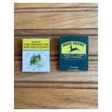 (2) John Deere Matchbooks