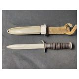 US Guard Marked Imperial M3 Trench Knife w/M8 Variant Scabbard