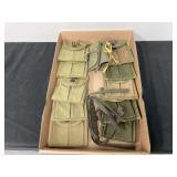 US WW2 Era Military Pouch, etc. Lot