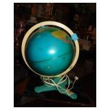 Fisher Price Light Up Globe W/Small Scope on Side