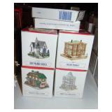 (10) Boxes of Liberty Falls Collection Villages