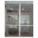 Entire Cabinet full of Crystal & Glassware