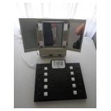 2-electronic scales and vintage elec makeup mirror