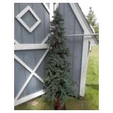 1-skinney Christmas tree with metal base 5