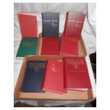 Two Trays of HB Church Praise & Hymnals