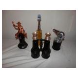 4-Avon Bottles - binoculars, cowboy