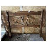 Vintage Wooden Headboard