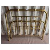 Gold colored Metal Full Size Bed Frame