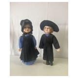 Ceramic Amish Dolls