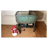 Tea Cart/table removable glass top on wheelsOne