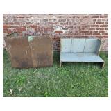 Metal cabinet/work bench (no legs)