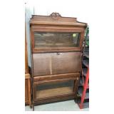 Antique Drop Front Security with Book Cases 34" W