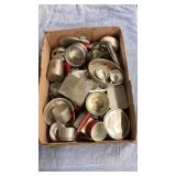 Box of old aluminum kids dishes/cookware