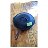 Cast iron skillet w/lidOnly mark 8B