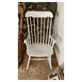 White Rocking Chair