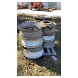 Steel wheels  2 pallets