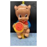 Porky Pig Bank plastic