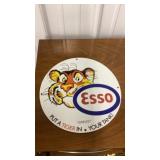 Esso tin sign12" round