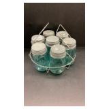 Ball Jars and Lids with Holder