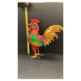 Metal Rooster 18" T