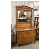 Oak Dresser w/mirrir