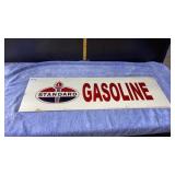 Standard gasoline tin sign32ï¿½x11ï¿½