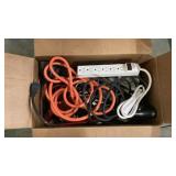 Extension cords, timer, power strip