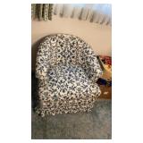 Floral arm chair