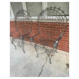 Wrought iron chair (2)