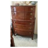 Mahogany Chest on Chest 34 1/2ï¿½ W x 18ï¿½D x 53