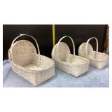 Weaved baby baskets