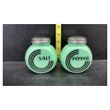 Jade-ite Salt & pepper shakers