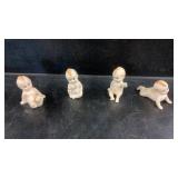 Porcelain baby figurines 4"