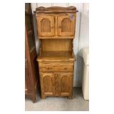 Microwave cabinet solid wood 24"x16"x60.5" tall