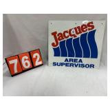 JACQUES SEED SIGN 16 X 18-1/2