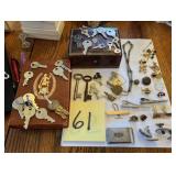 Trinket boxes, earrings, keys, etc