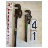 24" and 18" Pipe Wrenches