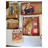 Paper dolls, Games & Man O War candy box