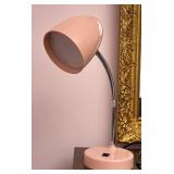 pink desk lamp