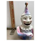 plastic mechanical clown bank