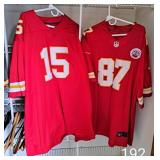 Patrick Mahomes & Travis Kelce Football Jerseys