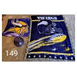 Minnesota Vikings Towel, Throw & Hat