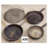 Cast Iron Griddle & Skillets