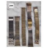 Vintage Metal Link Wrist Watch Bands