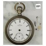 AM. Watch Co. Waltham Open Face Pocket Watch