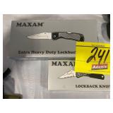 2 MAXAM KNIVES IN BOXES