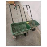 (2) FERTILIZER SPREADERS