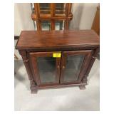 32" TALL WOODEN MEDIA CABINET