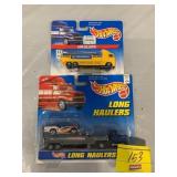 HOT WHEELS RACING LONG HAULERS ON CARD, HOT